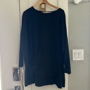 Elizabeth Suzann Black Tunic Top